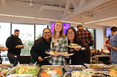 TaxRise employees enjoy Thanksgiving